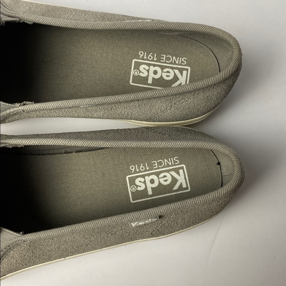 Keds Women's Gray Slip On Sneakers 9 - Picture 6 of 9